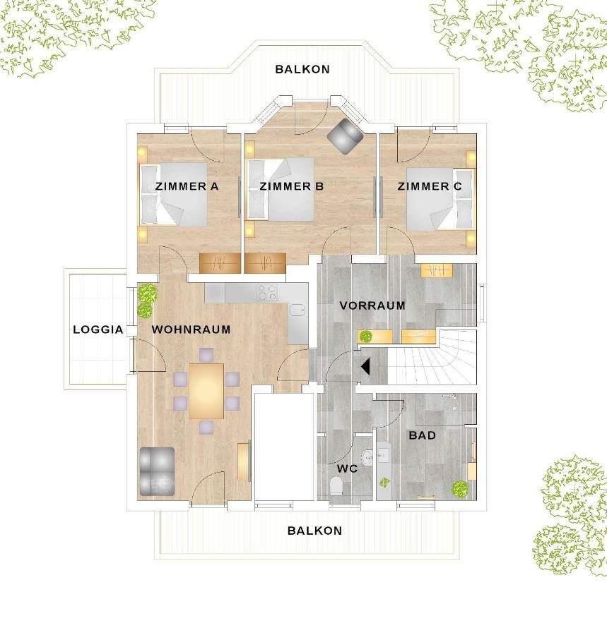 شقة Oberschartlhof فلاخاو المظهر الخارجي الصورة